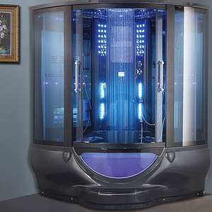 Sauna à vapeur moderne et bon marché avec <span class=keywords><strong>douche</strong></span> et <span class=keywords><strong>baignoire</strong></span> en verre avec massage - Product Image 3