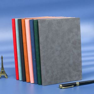A5 Sheepskin Notepad Classic Leather Writing Soft Study Notebook - Product Image 1