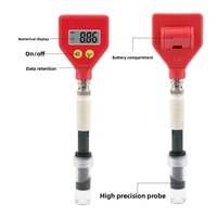 Testeur d'acidité de pH-mètre portable personnalisable avec papier de surface de la peau plat solide OEM & ODM Testeur de PH de pâte pris en charge