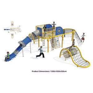 Iyi tasarım güvenli ve ucuz açık bahçe ekipmanları anaokulu oyun alanı ile tırmanma duvarı slayt - Product Image 5