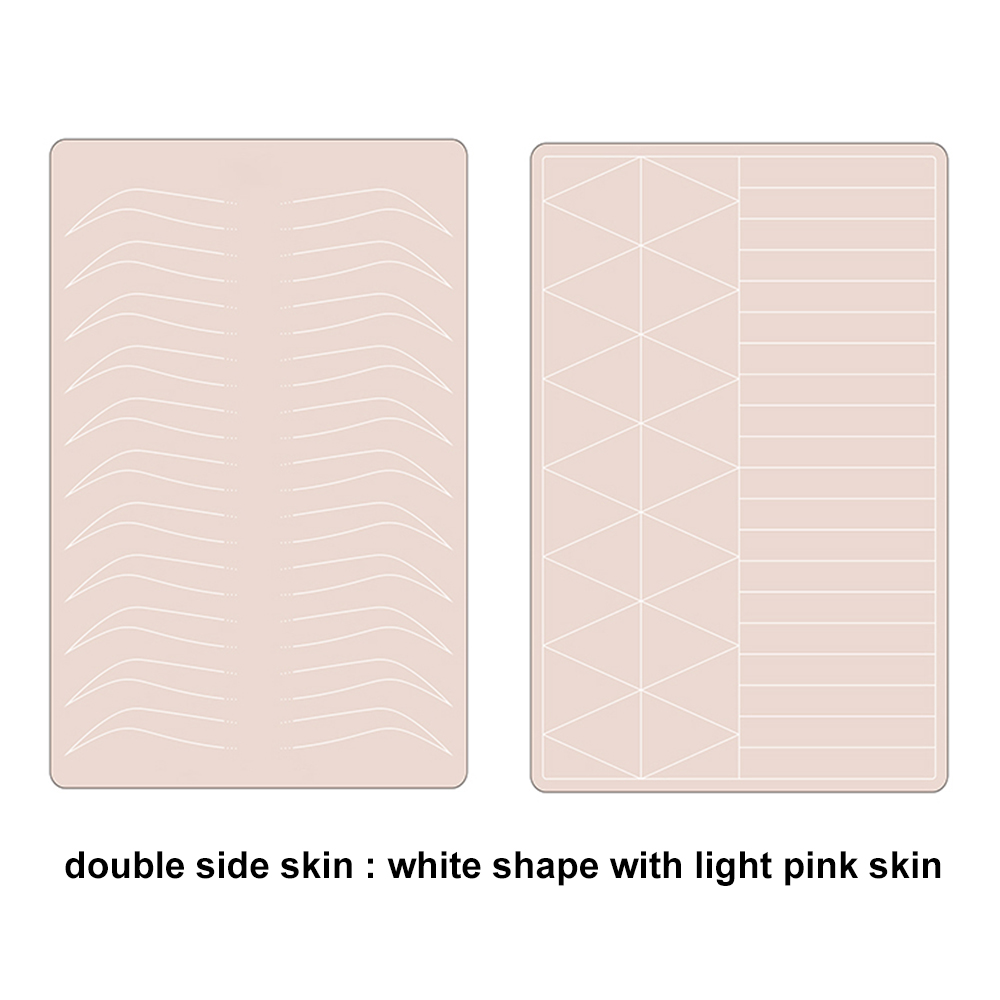 Línea blanca con piel de color rosa claro