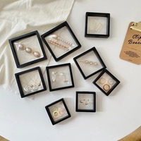 Boîte de présentation de bijoux en film PE transparent coloré, haute élasticité, pour vente en gros, boîte d'emballage de bijoux