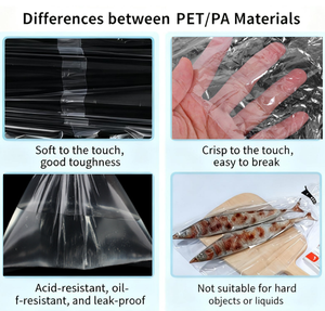 Sacs à poulet en PET légers, à fond plat, transparents, antiadhésifs, de qualité alimentaire, utilisables à haute température, sacs de cuisson pour dinde - Product Image 5