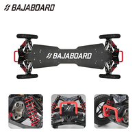 BAJABOARD G4X PRO Scooter tout-terrain pour adultes en alliage d'aluminium, capacité de charge de 150 kg, 4 roues motrices, autonomie de 50 km, télécommande, étanche, batterie au lithium