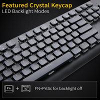Clavier mécanique de jeu filaire K600, 104 touches, pour PC, ordinateur, avec rétroéclairage LED arc-en-ciel, couleur chair, parfait pour gamer