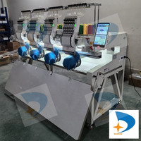 Machine à broder informatisée à 10 aiguilles pour casquettes, t-shirts, vêtements finis, broderie plate