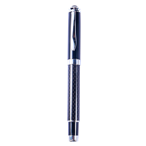 Bolígrafo de Gel SHULI de 0.5 mm, Bolígrafo de Metal Personalizado con Logotipo de Lujo, Bolígrafo de Fibra de Carbono, Bolígrafo de Tinta de Gel - Product Image 2