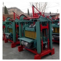 Nouvelle petite machine automatique à briques de ciment, machine à fabriquer des blocs creux pour usine de fabrication avec contrôle facile 220v/380v