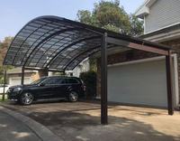 Nouveau style de carport extérieur en aluminium, garages modernes pour jardin, carports de villa, garages robustes