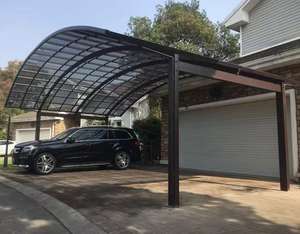 Nouveau style de carport extérieur en aluminium, garages modernes pour jardin, carports de villa, garages robustes - Product Image 2
