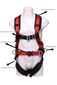 ชุดสายรัดนิรภัยแบบเปิดประทุนโมดูลาร์ชุดป้องกัน5จุดสำหรับเด็กยิมยิมป้องกันการตกและการปฏิบัติตามกฎระเบียบ - Product Image 2