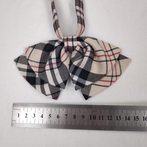 Cravatta e <span class=keywords><strong>Papillon</strong></span> Regolabile in Poliestere per Ragazzi, a Righe o Quadretti, per Uniformi Scolastiche e Cerimonie di Laurea - Product Image 2