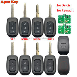 Llave Inteligente para Auto con Chip 4A de 433MHz, 3 Botones, Negra, de ABS, para Duster, Clio4, Sandero, Master3, Symbol, Trafic, Dacia Logan, Lodgy - Product Image 1