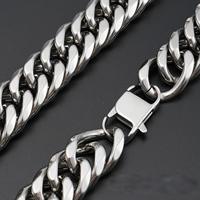 Chaîne cubaine en acier inoxydable 304 pour hommes, bijoux de fête hip-hop, accessoires, vente en gros en vrac