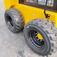 Kompaktlader mit 60 PS Dieselmotor, Ergonomischer Kabine, Langlebigen Reifen und Hohem Lastmoment für Hausrenovierung und Gartenarbeit