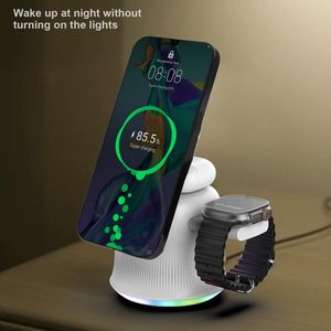3 में 1 वायरलेस चार्जर चुंबकीय 15 डब्ल्यू ट्रैवल फोल्डेबल वायरलेस चार्जिंग स्टेशन - Product Image 2