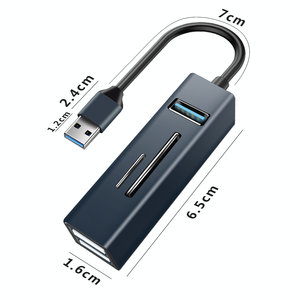 USBC 5 Trong 1 Loại C Mở Rộng Thiết Bị Hub Hỗ Trợ SD TF Tập Tin Đọc Sách Hợp Kim Nhôm 3.0 USB Hub Docking Station - Product Image 5