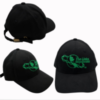 Gorras de Béisbol Bordadas Personalizadas de Alta Calidad con el Logotipo de The Links Incorporated, Letras Griegas Verdes Bordadas, Gorra de Hermandad