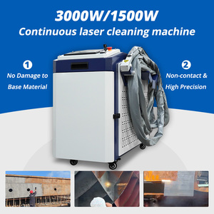 Intelligent 1500W Portable <b>Laser</b> <b>Cleaning</b> <b>Machine</b> Touch Screen Control System Easy to Learn and Operate - Product Image 2
