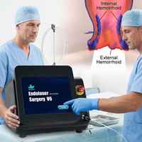 Appareil de proctologie au laser diode 1470nm+980nm pour le traitement professionnel des hémorroïdes et des fistules anales