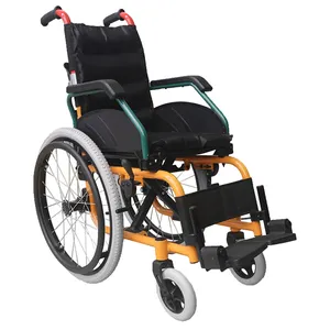 소아 수송 의자 알루미늄 수동 휠 의자 어린이 휠체어 판매