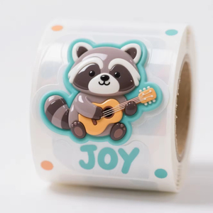 Pegatina Adhesiva de Resina Epoxi con Diseño de Dibujos Animados Personalizados, Calcomanías Epoxi Redondas con Logotipo en Forma de Domo, Resistentes al Agua - Product Image 6