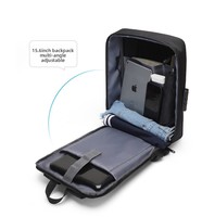 Sac à dos d'ordinateur imperméable de grande capacité avec logo personnalisé, design extérieur, loisirs, mode, école, pour hommes