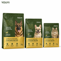YOUYI Sachet Doypack pour aliments pour chiens, anti-perforation, refermable avec fermeture éclair, logo personnalisé, anti-perforation