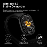 Sansui W26 OWS ENC Peredam Kebisingan Bluetooth Open Ear Hook Sepeda Motor Kursus Online Kantor Headset Nirkabel