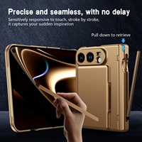 Étui de téléphone en PC avec design Duo Animal, support porte-cartes, fente pour stylo, protection d'écran intégrale pliable à charnière