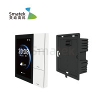 3 Gang Tuya 3.5 pouces Panneau de commande pour maison intelligente avec passerelle Tuya Zigbee Télécommande IR A/C Tuya Interrupteurs muraux intelligents