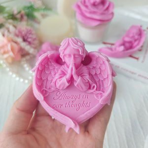 <span class=keywords><strong>Molde</strong></span> de Silicona 3D de Ángel para Velas de Aromaterapia Jabón Lindo de Bebé Moldes DIY para <span class=keywords><strong>Fondant</strong></span> y Chocolate - Product Image 5