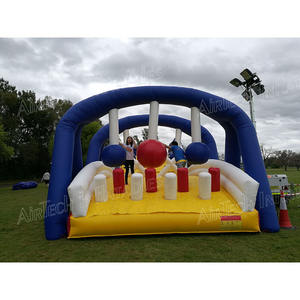 Endurance professionnelle Blow up <span class=keywords><strong>Ninja</strong></span> <span class=keywords><strong>Warrior</strong></span> 5k Obstacle gonflable géant fou pour l'événement de course de course en plein air - Product Image 4