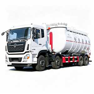 Dongfeng 8x4 Professional Industrial <b>Dust</b> Suction Truck 28Cubic Vacuum Pressure Conveying Truck For Factory Cleaning - Product Image 1