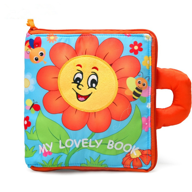 Оптовая продажа, Многофункциональная игрушка Монтессори, мягкая детская книга для сна, занятая книга, бесшумная сенсорная книга, обучающие книги для раннего детства