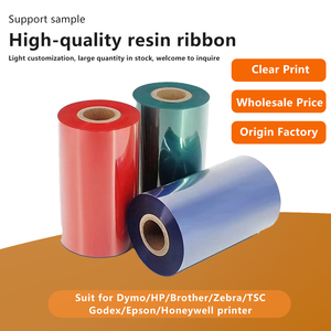 <span class=keywords><strong>Ruban</strong></span> thermique durable en résine cirée pour impression industrielle 110 mm * 300 m, <span class=keywords><strong>film</strong></span> de transfert thermique pour imprimantes HP Canon à matrice de points - Product Image 6