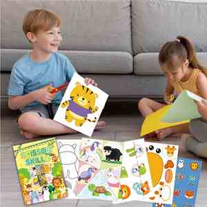 Kit de Tijeras para Manualidades Escolares y Preescolares, 20 Piezas, Temática de Animales y Princesas, para Cortar Papel - Product Image 2