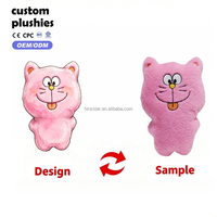 Coussin en peluche flocon de neige mignon qui cligne des yeux, doux et moelleux, blanc, avec broderie bleue, décoration d'hiver Kawaii, cadeau pour enfants