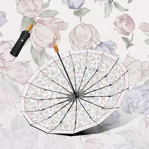 Parasol double usage pliable manuel anti-UV épaissi et surdimensionné pour femme, style vintage, le plus vendu - Product Image 6