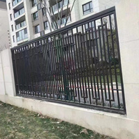 Valla de Acero Plana para Patio, Construcción, Aislamiento, Comercial, Industrial, Seguridad, para Parque Infantil, Galvanizada con Zinc, Resistente al Óxido