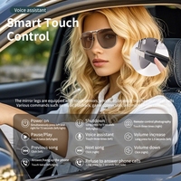 Lunettes intelligentes avec charge magnétique, lunettes de soleil classiques, écoutez de la musique et passez des appels, lunettes de soleil faites à la main