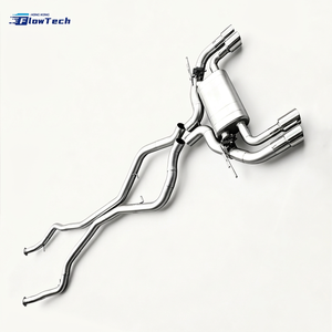 ระบบท่อไอเสียแบบ Catback พร้อมวาล์ว สำหรับ BMW X5 G05 M50i N63 4.4T V8 ผลิตจากสแตนเลส 304 พร้อมระบบควบคุมวาล์วแบบรีโมท - Product Image 6