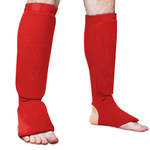 Espinilleras protectoras con logotipo personalizado, equipo de entrenamiento de Muay Thai y MMA, <span class=keywords><strong>protector</strong></span> de piernas para <span class=keywords><strong>boxeo</strong></span> - Product Image 1