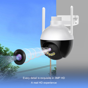 Cámara PTZ V380PRO WiFi Inalámbrica, Vigilancia Panorámica de 360 Grados, Interior/Exterior, IP68 Impermeable, Material ABS - Product Image 3