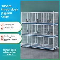 Nouveau produit : Cage à pigeons en métal robuste et sécurisée, anti-tyton, pour l'élevage et l'accouplement