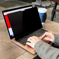 Film de confidentialité pour ordinateur 2 voies 180 degrés Anti-réflexion Anti-espion protecteur d'écran de confidentialité magnétique pour Macbook Pro 16.2 pouces