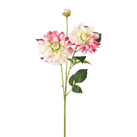 Nouvelle Composition Florale Artificielle de Dahlias en Soie Faits Main, à Longues Tiges, Colorés et Doux, pour Décoration Intérieure et Photographie de Mariage