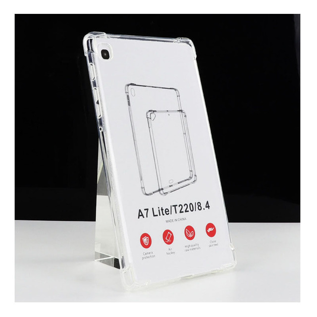 Anti-drop Tablet Protective Case for Samsung Tab A7 Lite/T220 8.4 Shockproof Transparent TPU Clear Soft Back Cover