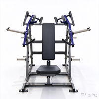 Machine de musculation isolalette commerciale pour la poitrine, équipement de gym avec presse à poitrine assise et pile de poids
