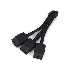 <span class=keywords><strong>Adaptateur</strong></span> de prise en ligne <span class=keywords><strong>12VHPWR</strong></span> PCIE5.0 pour carte graphique RTX4090 4080 3-en-1, alimentation, contacts en cuivre, boîtier PC pour jeux sur PC - Product Image 3